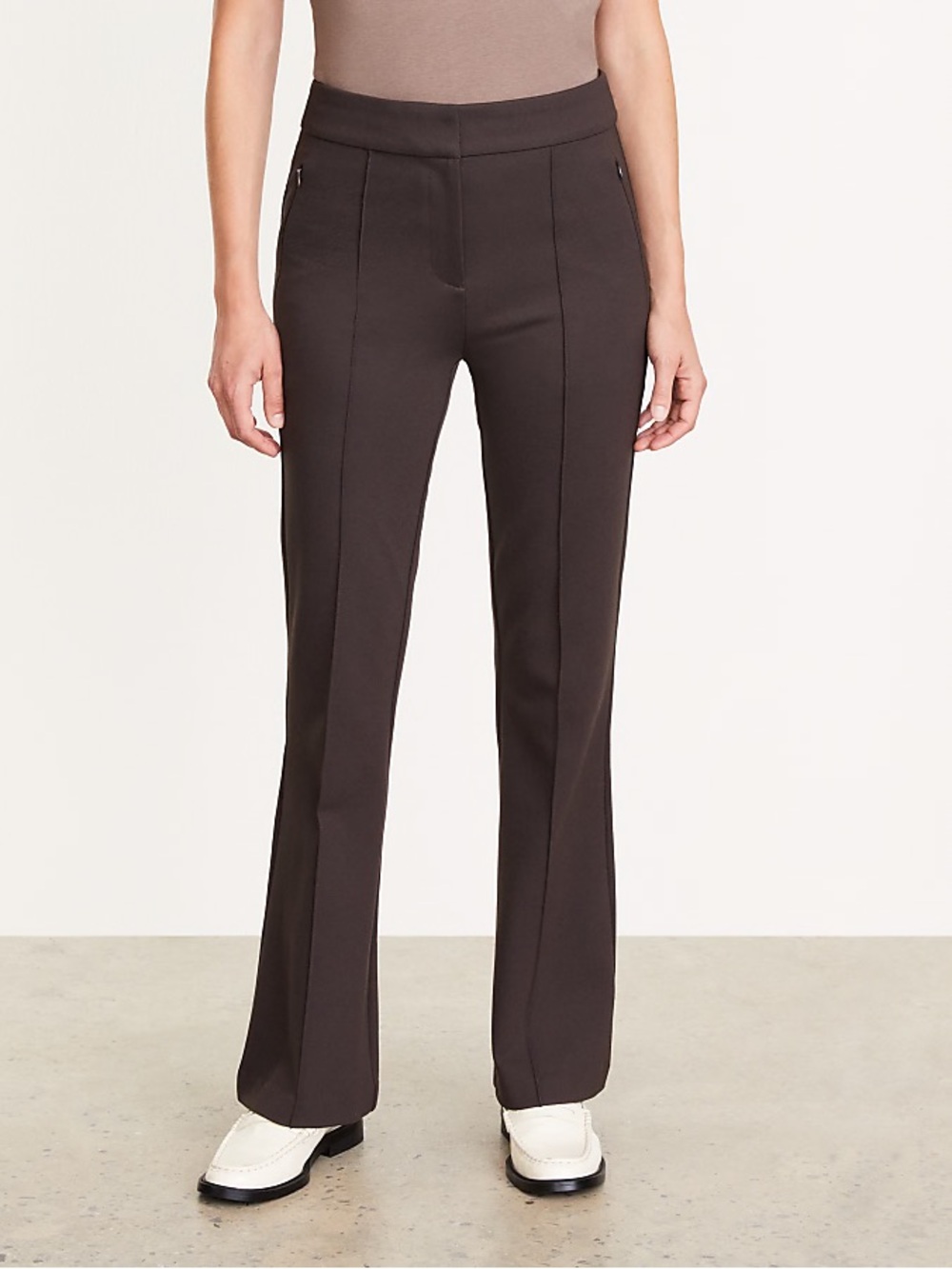 Curvy LOFT Versa Ponte Deluxe Flare Pants